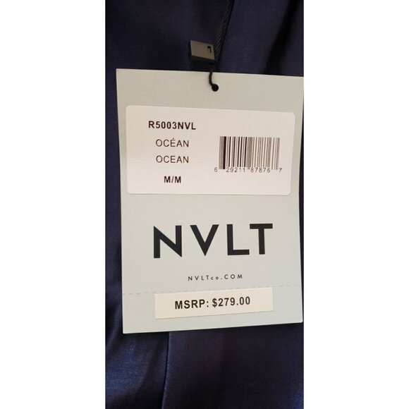 NWT NVLT $279 WOMENS DOUBLE-BREASTED OCEAN PEA COAT SIZE M - Picture 11 of 13